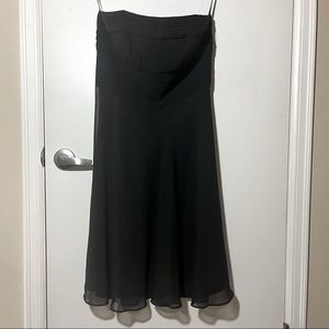 Strapless Black Dress - Size 10